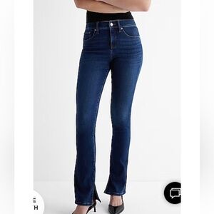 EXPRESS Mid Rise Skyscraper Jeans - Petite